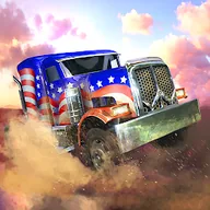 OTR Offroad Car Driving app icon, a four-wheel drive on a hillside